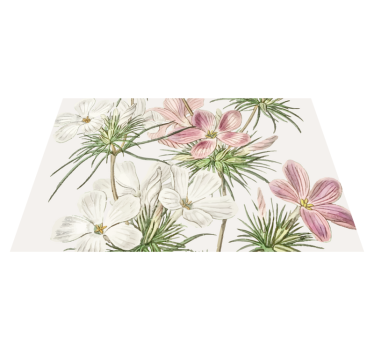 Individual mesa original arreglo botánico floral - TenVinilo