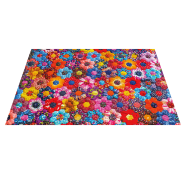 Individual mesa original arreglo floral vivo - TenVinilo