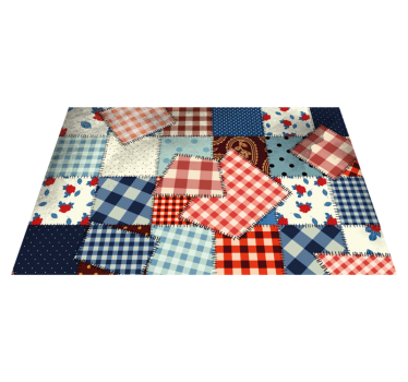 Individual original mesa Patchwork diferentes patrones - TenVinilo