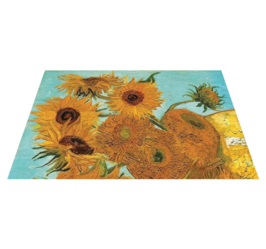 Individual mesa original vitalidad de girasol - TenVinilo