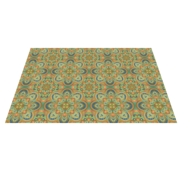 Individual mesa original arreglo floral elaborado - TenVinilo