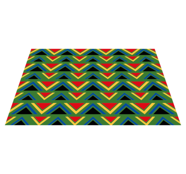 Individual mesa original estilo geométrico vivo - TenVinilo