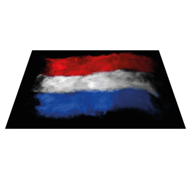 Individual mesa original patrón bandera de países bajos - TenVinilo