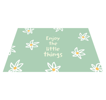 Individual mesa original conjunto floral margarita - TenVinilo