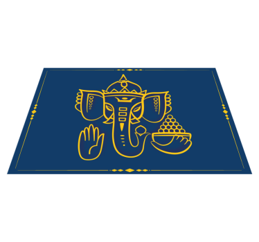 Individual mesa original motivo ganesha tradicional - TenVinilo