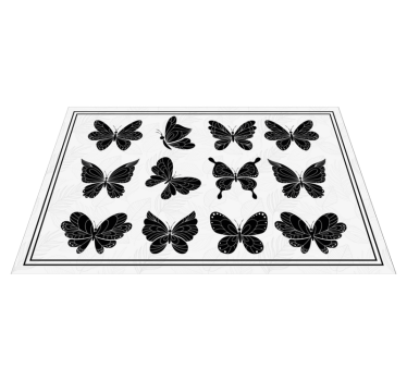 Individual mesa original colección patrón mariposa - TenVinilo
