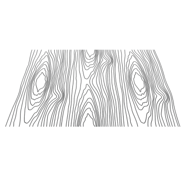 Individual original mesa Textura arbol blanco y negro - TenVinilo
