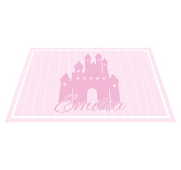 Individual de mesa infantil diseño de castillo - TenVinilo