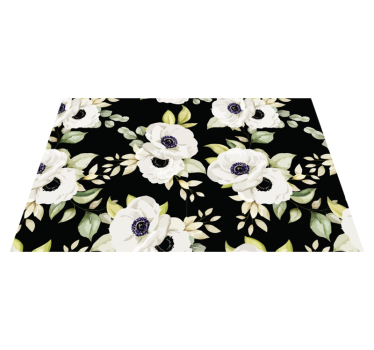 Individual mesa original manteles con estampado floral - TenVinilo
