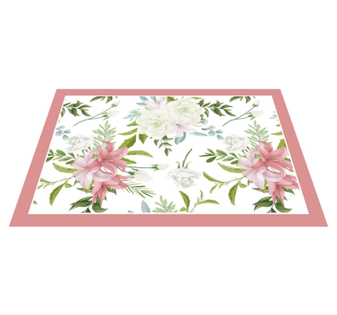 Individual mesa original centro de mesa floral - TenVinilo