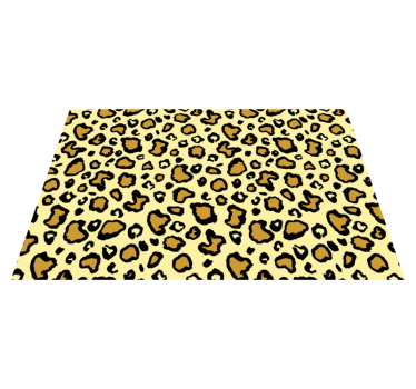 Individual mesa original motivo piel de leopardo - TenVinilo