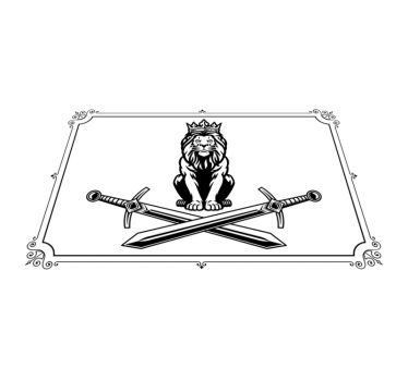 Individual mesa original emblema del rey león - TenVinilo