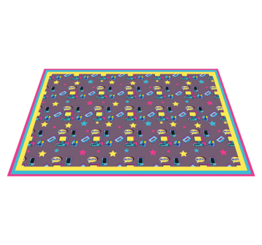 Individual mesa original estampado colorido de estrellas - TenVinilo