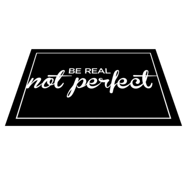 Individual de mesa frase slogan de autenticidad - TenVinilo