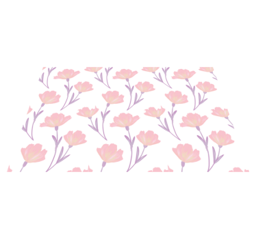 Individual mesa original concepto floral rosa - TenVinilo