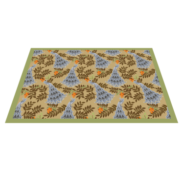 Individual mesa personalizable con motivo floral - TenVinilo