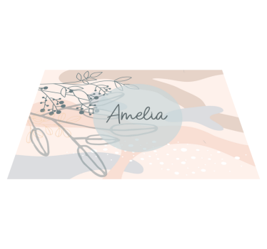 Individual mesa personalizable estilo elegante personalizado - TenVinilo