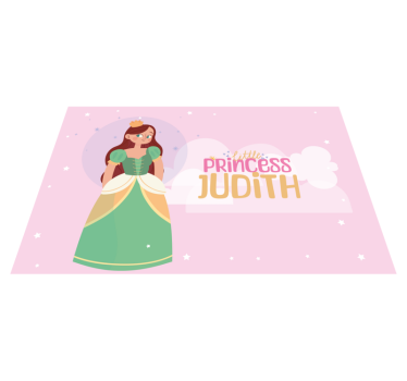 Mantel individual personalizable pequeña princesaUna pequeña prin - TenVinilo