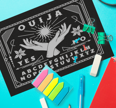 Individual de mesa frase tablero ouija manos - TenVinilo