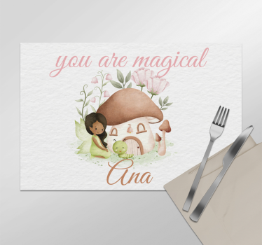 Mantel individual personalizable eres mágico - TenVinilo