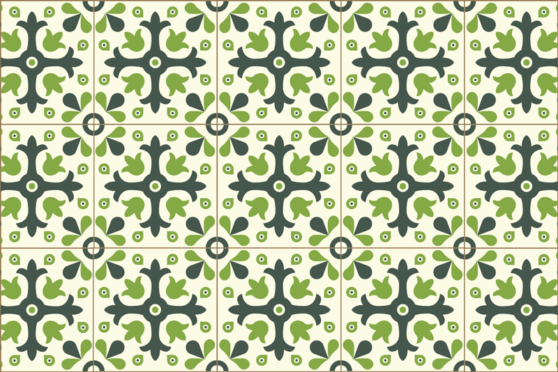 Individual mesa original hidráulica verde - TenVinilo