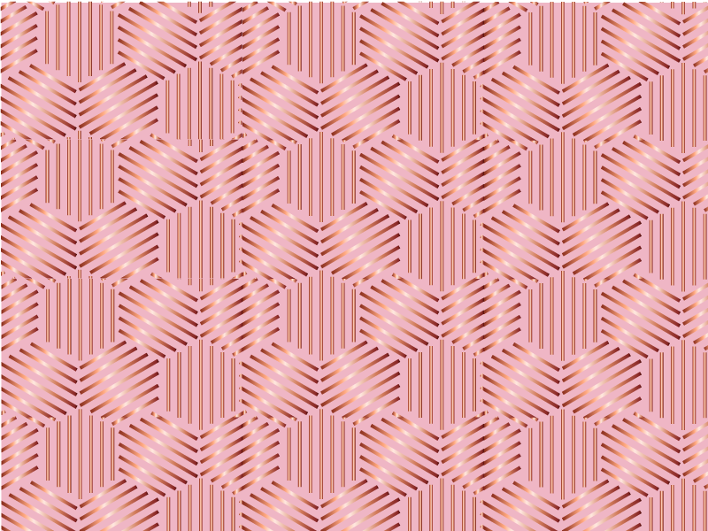 Individual de mesa patrón disposición geométrica - TenVinilo