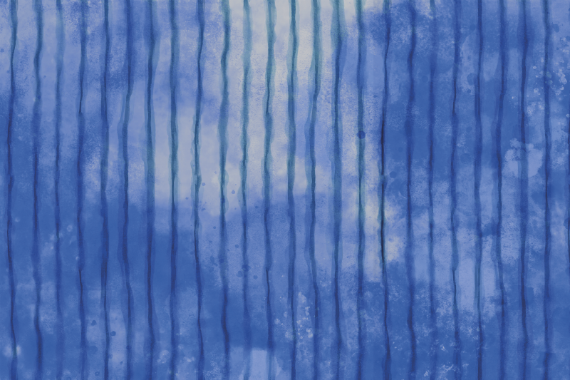 Individual de mesa patrón rayas azules - TenVinilo