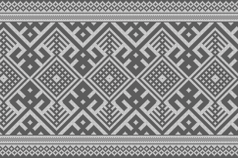 Manteles individuales elegantes Patrón de punto gris - TenVinilo