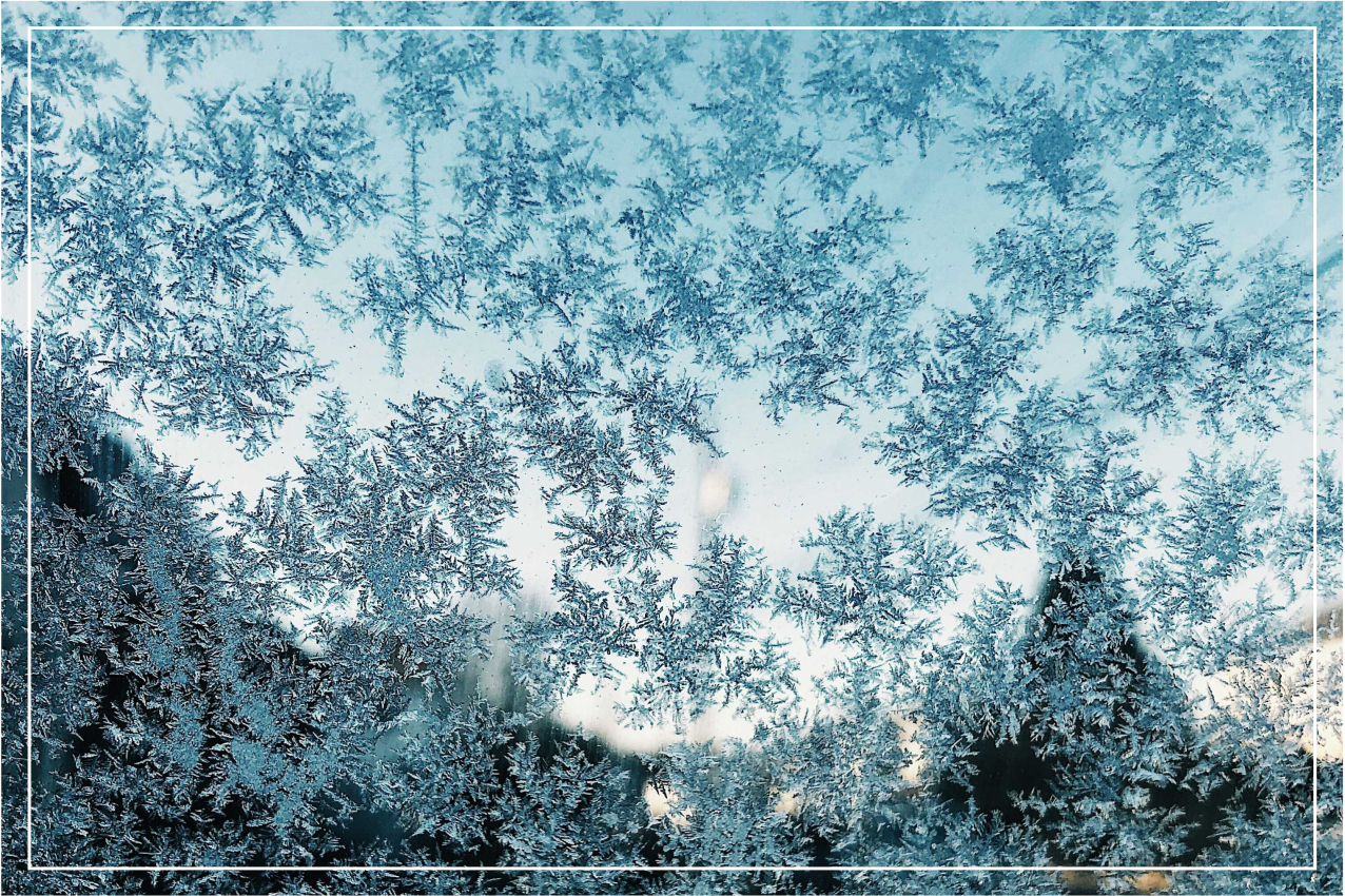 Individual de mesa patrón hielo esmerilado - TenVinilo