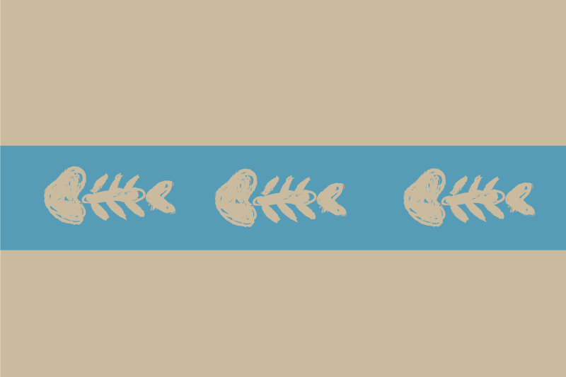 Individual mesa original patrón de espina de pescado - TenVinilo