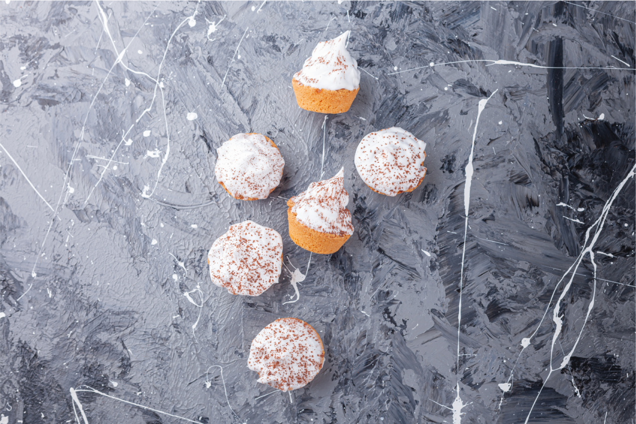 Individual mesa original mini cupcakes deliciosos - TenVinilo