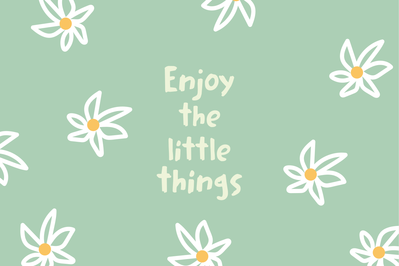 Individual mesa original conjunto floral margarita - TenVinilo