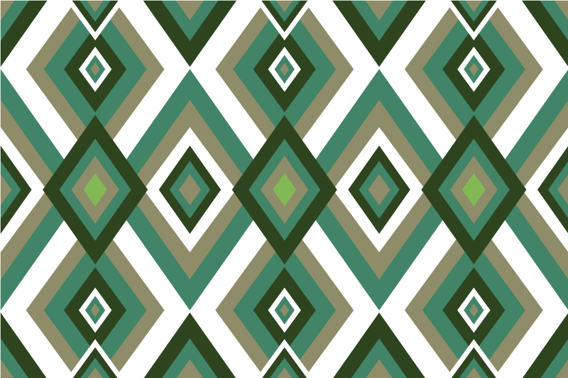 Individual mesa moderno arreglo geométrico - TenVinilo