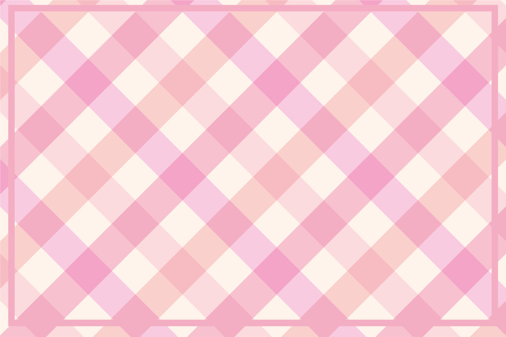 Individual de mesa infantil presentación de comida linda - TenVinilo