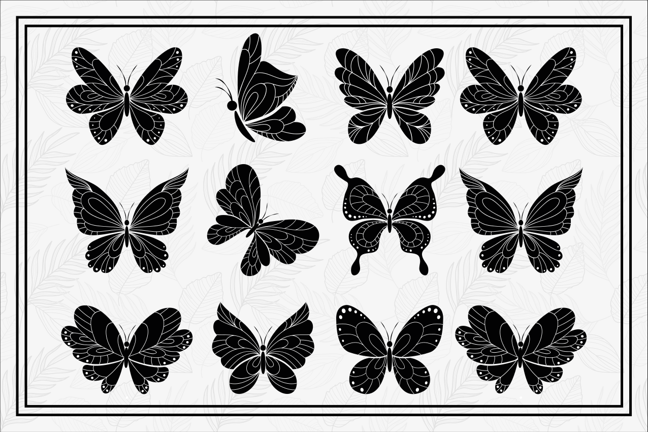 Individual mesa original colección patrón mariposa - TenVinilo