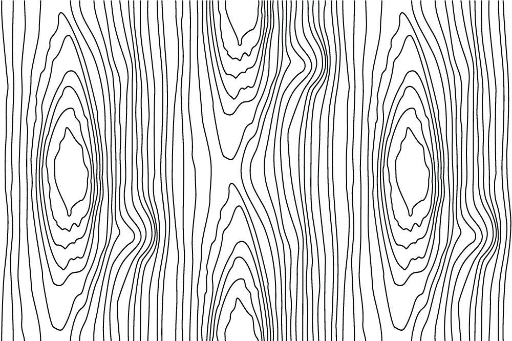 Mantel individual original Textura arbol blanco y negro - TenVinilo