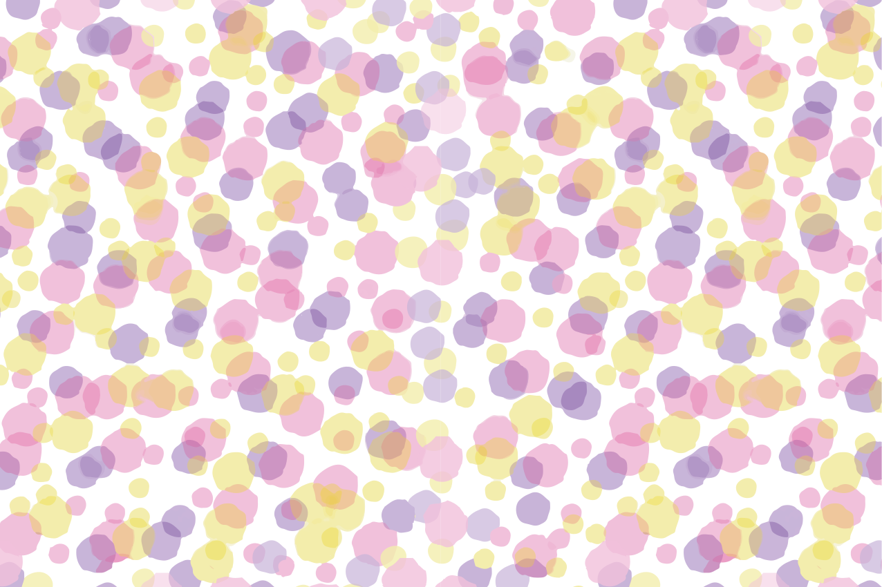 Individual de mesa patrón patrones abstractos coloridos - TenVinilo