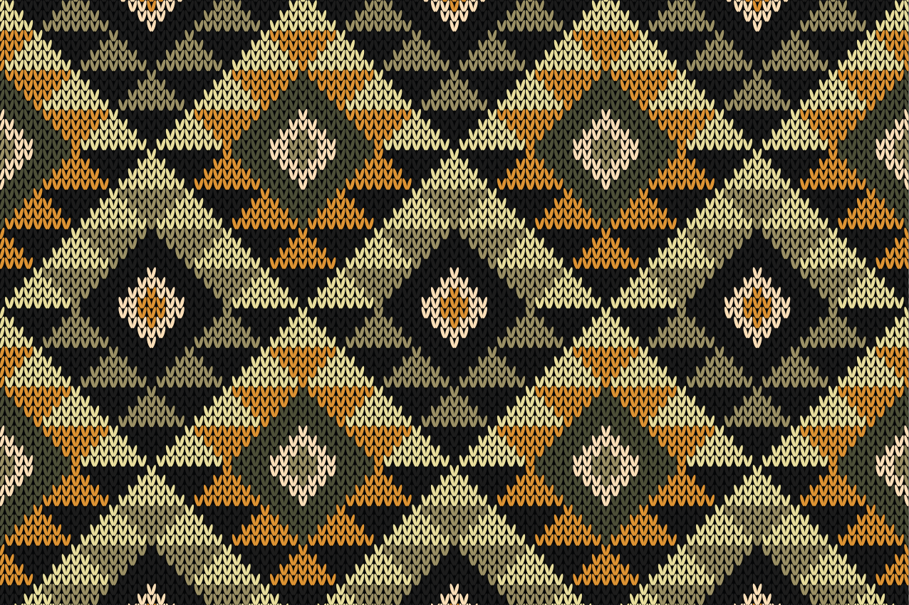 Individual de mesa patrón motivo geométrico chic - TenVinilo