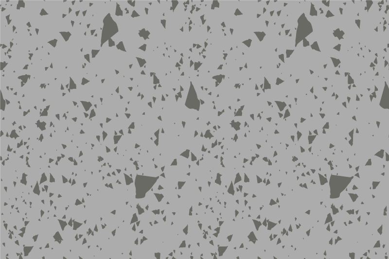 Mantel individual original Patrón de terrazo de colores cálidos - TenVinilo