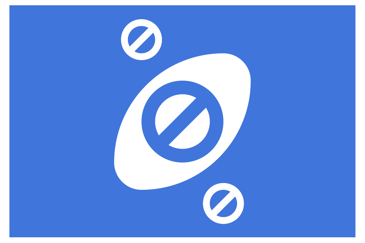 Individual mesa moderno acento azul minimalista - TenVinilo