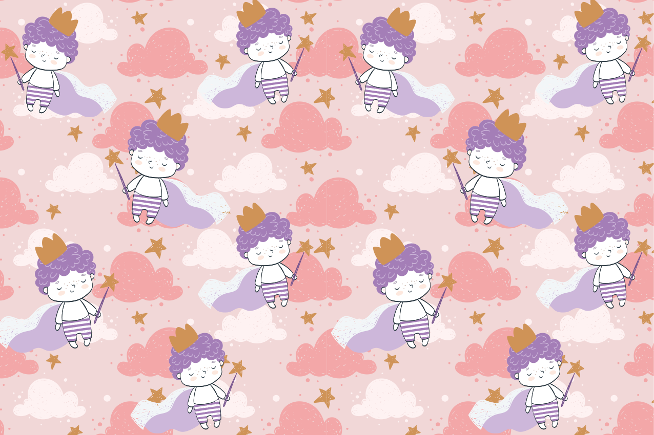 Individual de mesa infantil figuras animadas adorables - TenVinilo