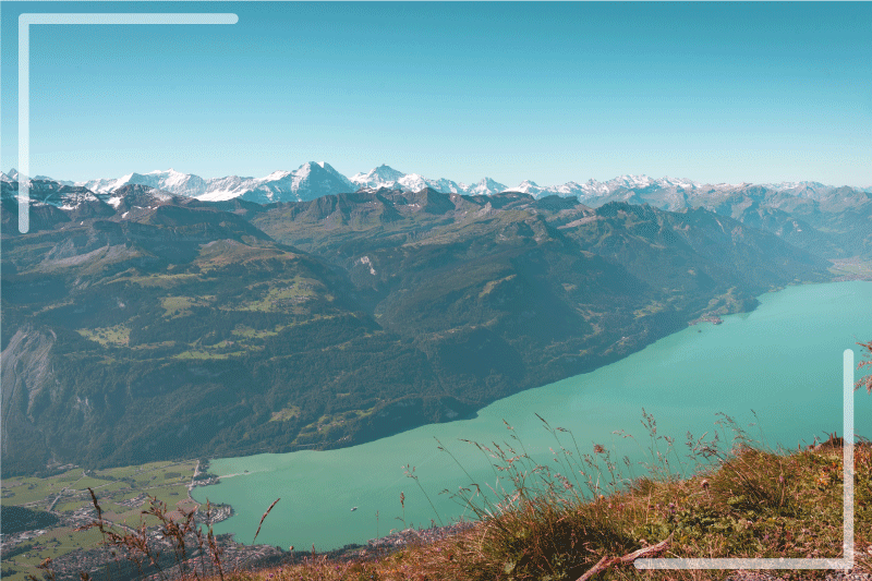 Individual mesa original montañas nevadas - TenVinilo