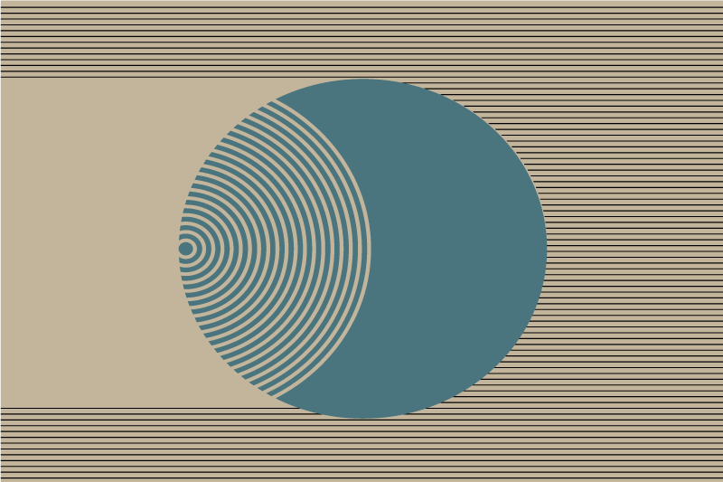 Mantel individual moderno Colores geométricos de la tierra - TenVinilo