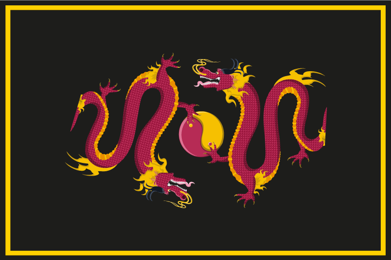 Individual mesa original patrón de dragón - TenVinilo