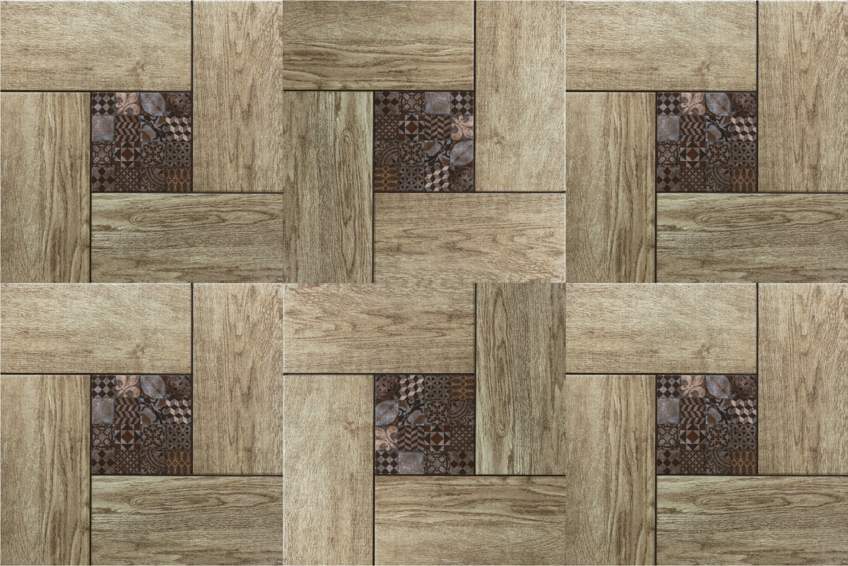 Individual de mesa patrón superficie de madera - TenVinilo