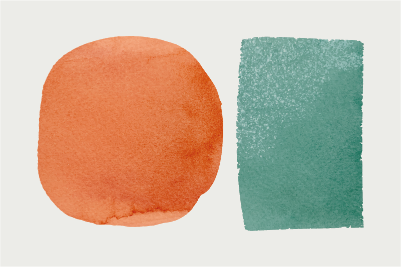 Individual de mesa patrón manchas abstractas - TenVinilo