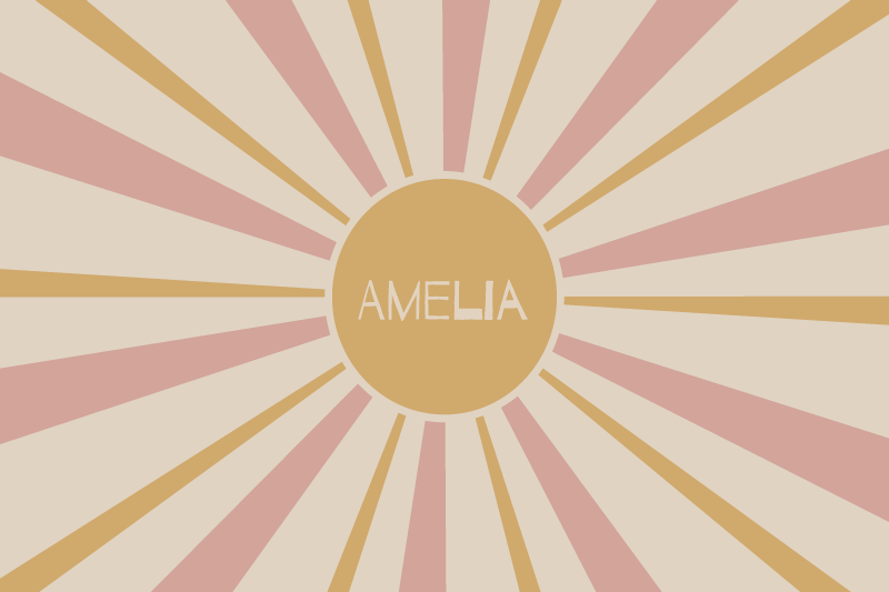 Individual mesa personalizable centro de sol - TenVinilo