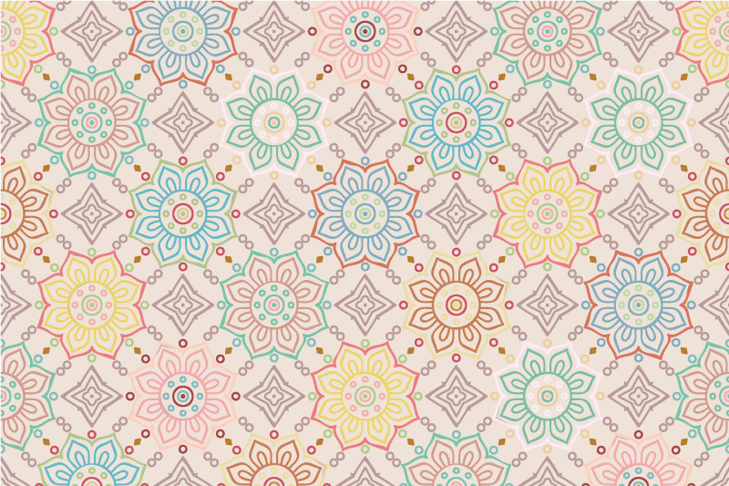 Individual mesa original estampado botánico vivo - TenVinilo