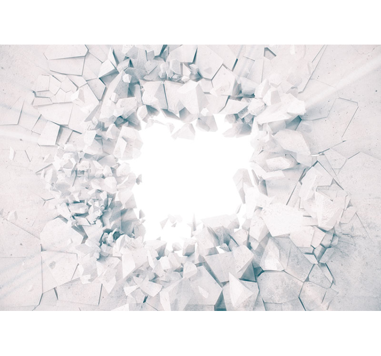 Fotomural 3D trampantojo agujero - TenVinilo