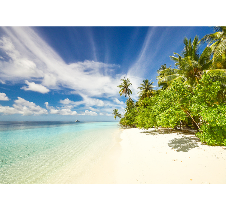 Fotomural cielo paraíso de isla tropical - TenVinilo